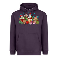 Plum santa coffee Heavyweight Hoodie - MaliasSmallBusiness