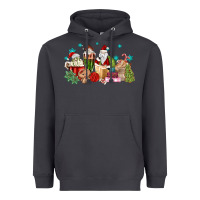 Smoke santa coffee Heavyweight Hoodie - MaliasSmallBusiness