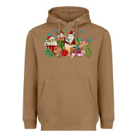 Toasted Coconut santa coffee Heavyweight Hoodie - MaliasSmallBusiness