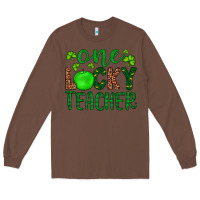 Chestnut one lucky teacher Long Sleeve Tee - Artiststas