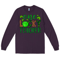 Plum one lucky teacher Long Sleeve Tee - Artiststas