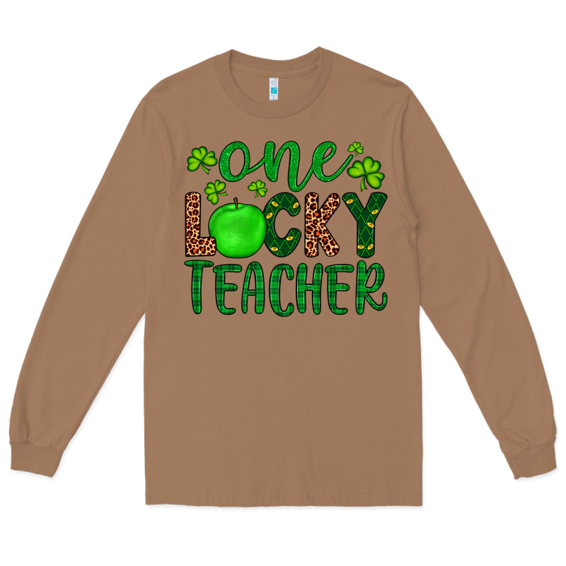 One Lucky Teacher Long Sleeve Tee by Artiststas | Teevron