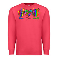 Cardinal Peace Love Equality Premium Sweatshirt - BundleAndBundleShop