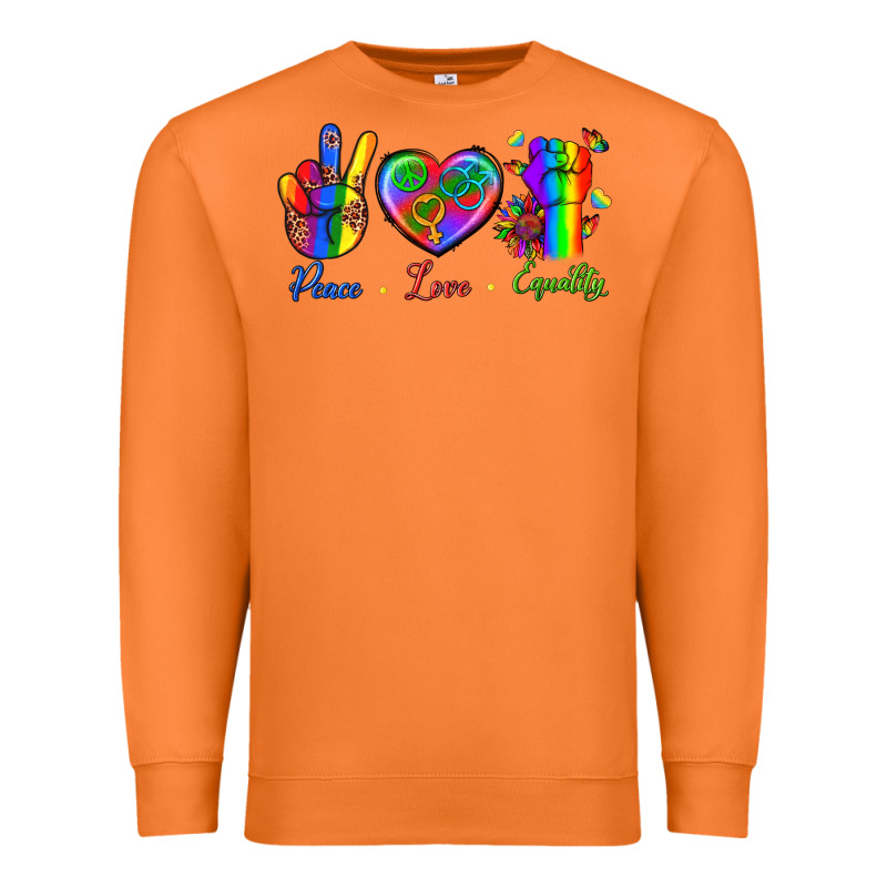 Peace Love Equality Premium Sweatshirt by BundleAndBundleShop | Teevron