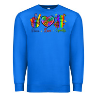 True Royal Peace Love Equality Premium Sweatshirt - BundleAndBundleShop