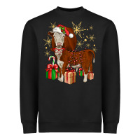 Black christmas hereford Heavyweight Sweatshirt - JahusDesignShop