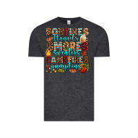 Vintage Black bonfires flannels smores Vintage Tee - AdoDesignShop