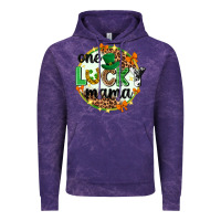 Cloud Purple One lucky mama  St. Patricks Day Vintage Hoodie - Neo Western