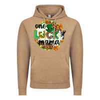 Vintage Coffee One lucky mama  St. Patricks Day Vintage Hoodie - Neo Western