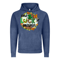 Vintage Denim One lucky mama  St. Patricks Day Vintage Hoodie - Neo Western