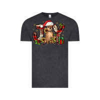 Vintage Black Christmas joy chihuahua Vintage Tee - JahusDesignShop