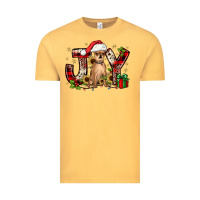 Vintage Mustard Christmas joy chihuahua Vintage Tee - JahusDesignShop