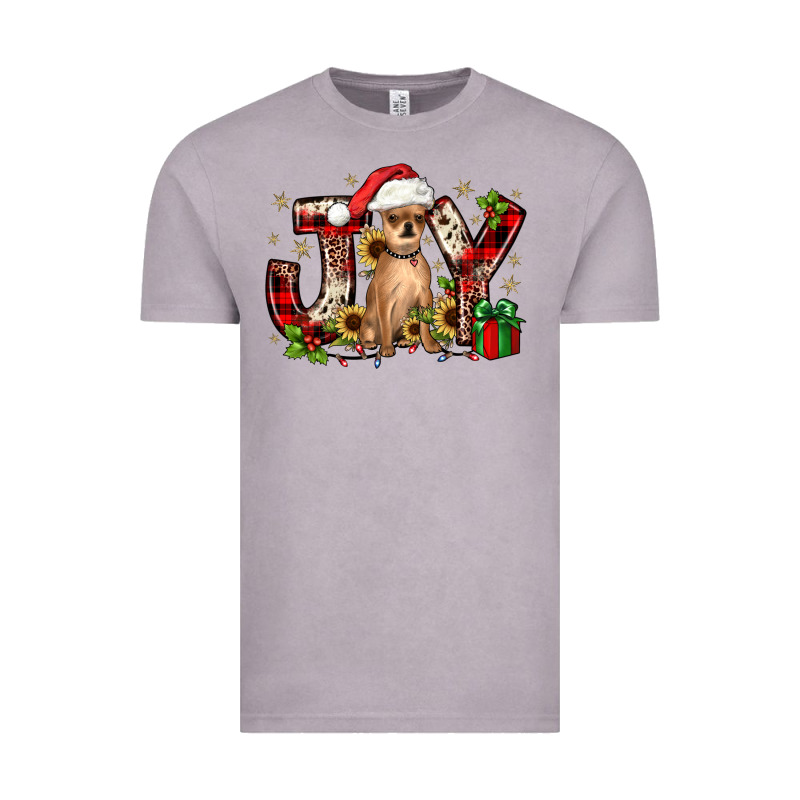 Christmas Joy Chihuahua Vintage Tee by JahusDesignShop | Teevron