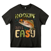 Asphalt hookin' ain't easy Heavy Core Tee - MaliasSmallBusiness