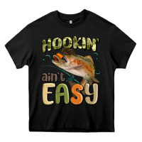 Black hookin' ain't easy Heavy Core Tee - MaliasSmallBusiness
