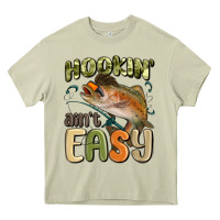 Mossy hookin' ain't easy Heavy Core Tee - MaliasSmallBusiness