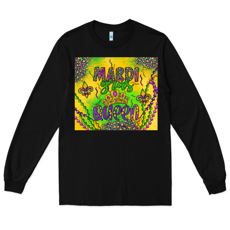 Mardi Gras Queen Long Sleeve Tee by Artiststas | Teevron