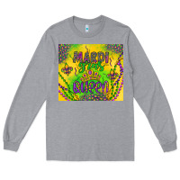 Heather Grey mardi gras queen Long Sleeve Tee - Artiststas