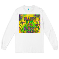 White mardi gras queen Long Sleeve Tee - Artiststas