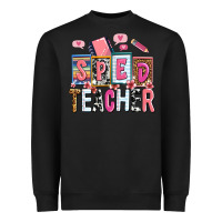 Black sped teacher Heavyweight Sweatshirt - AdoDesignShop