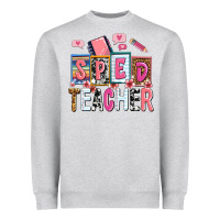 Heather Grey sped teacher Heavyweight Sweatshirt - AdoDesignShop