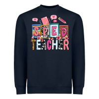 Navy sped teacher Heavyweight Sweatshirt - AdoDesignShop