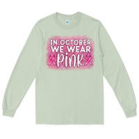 Matcha in october we wear pink leopard glitter Long Sleeve Tee - AdoDesignShop
