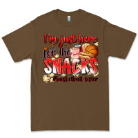 Cacao im just here for the snacks basketball sister Premium Tee - Zillion Design Studio