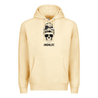 Pina Colada Black Glitter Cowhide Patterned Mom Skull Premium Hoodie - Bettercallsaul