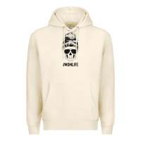 Tofu Black Glitter Cowhide Patterned Mom Skull Premium Hoodie - Bettercallsaul
