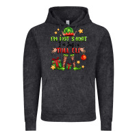 Vintage Black im not  im just a tall elf Vintage Hoodie - FaDigitalArtStudio