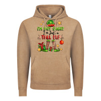 Vintage Coffee im not  im just a tall elf Vintage Hoodie - FaDigitalArtStudio