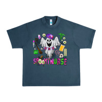 Midnight Navy spooky nurse Urban Heavy Tee - AdoDesignShop