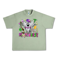 Oil Green spooky nurse Urban Heavy Tee - AdoDesignShop