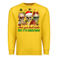 Lemon When Your Dead Inside But It's Christmas Premium Sweatshirt - BundleAndBundleShop