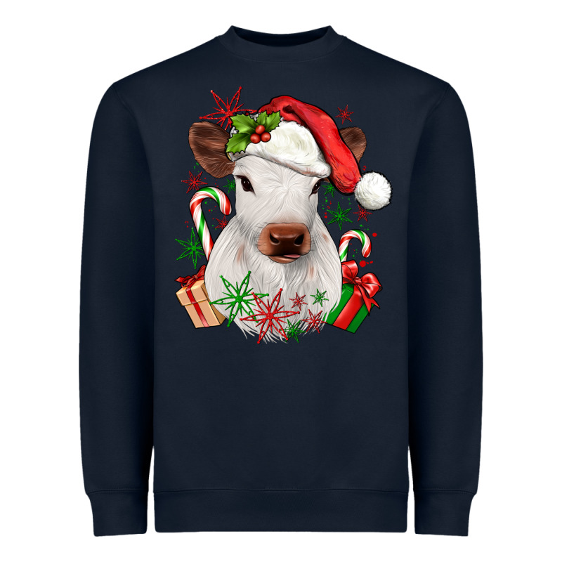 Christmas Heifer Heavyweight Sweatshirt by JahusDesignShop | Teevron