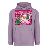 Lavender pink christmas vibes Heavyweight Hoodie - MaliasSmallBusiness