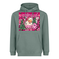 Sage pink christmas vibes Heavyweight Hoodie - MaliasSmallBusiness