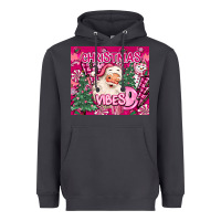 Smoke pink christmas vibes Heavyweight Hoodie - MaliasSmallBusiness