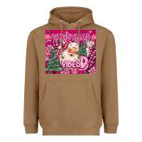 Toasted Coconut pink christmas vibes Heavyweight Hoodie - MaliasSmallBusiness