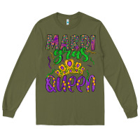 Army Green mardi gras queen Long Sleeve Tee - Artiststas