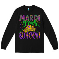 Black mardi gras queen Long Sleeve Tee - Artiststas