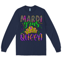 Navy mardi gras queen Long Sleeve Tee - Artiststas