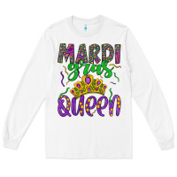 White mardi gras queen Long Sleeve Tee - Artiststas