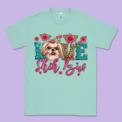 Love Shih Tzus Classic Tee Designed By Artiststas