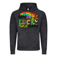 Vintage Black One lucky mom St. Patricks Day Vintage Hoodie - Neo Western