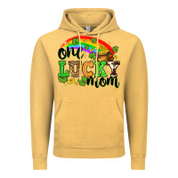 Vintage Mustard One lucky mom St. Patricks Day Vintage Hoodie - Neo Western