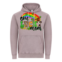 Vintage Zinc One lucky mom St. Patricks Day Vintage Hoodie - Neo Western