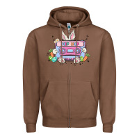 Chestnut hip hop easter Zipper Hoodie - MaliasSmallBusiness