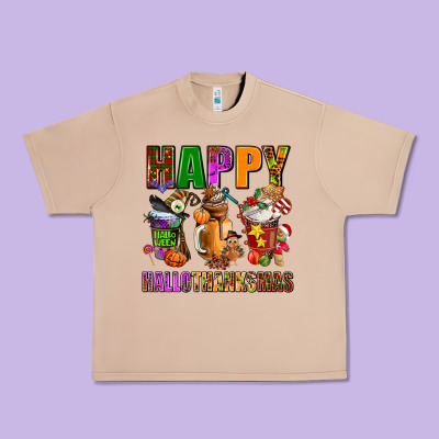 Happy Hallothanksmas Urban Heavy Tee Designed By Adodesignshop